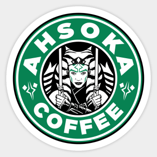 ahsoka coffee Sticker